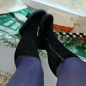 Black Suede Boots